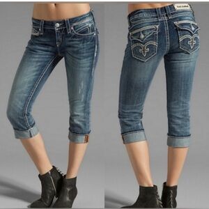 Rock Revival Cropped Jeans